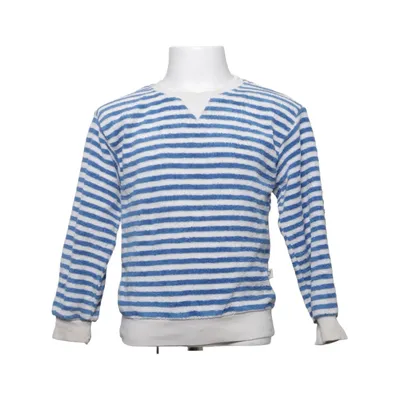 Collegetröja (Blå, Vit) från My Little Cozmo Bomull, Återvunnen polyester