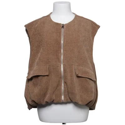 Outer vest (Brown) from Marta Elastane, Polyester