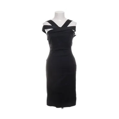 Jurk (Zwart) van Karen Millen Katoen, Elastaan, Polyamide, Polyester