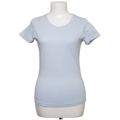 T-shirt (Blauw) van Cue Katoen, Elastaan