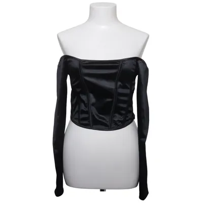Crop top (Svart) från Bik Bok Elastan, Polyester