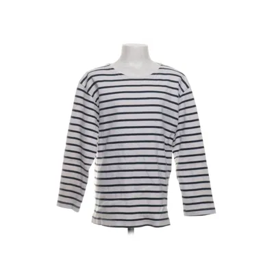 T-shirt à manches longues (Blanc, Bleu) de Key West Coton