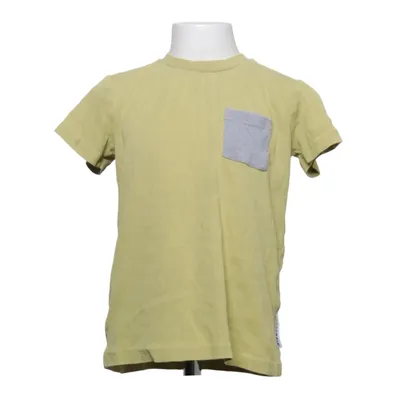 T-shirt (Gul, Grå) från Geggamoja Elastan, Ekologisk bomull