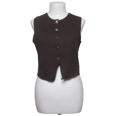 Vest (Brown) from H&M Elastane, Polyester, Viscose