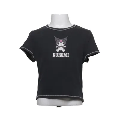 T-shirt (Noir) de H&M Coton, Élasthane