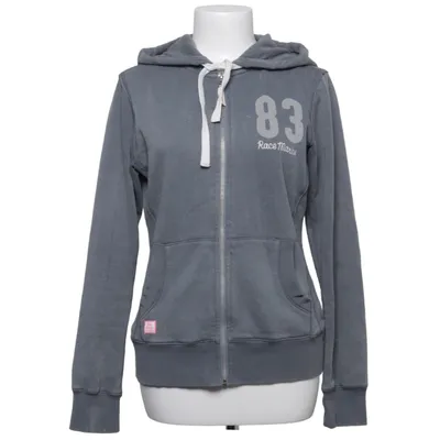 Sweat à capuche (Gris) de Race Marine Coton, Polyester