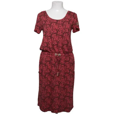 Jurk (Rood, Zwart) van Gina Elastaan, Viscose