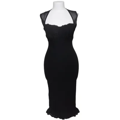 Robe (Noir) de Pinup Couture Élasthane, Polyamide, Viscose