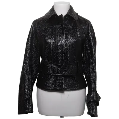 Bikerjacke (Schwarz) von By Malene Birger Polyester, Polyurethan, Viskose