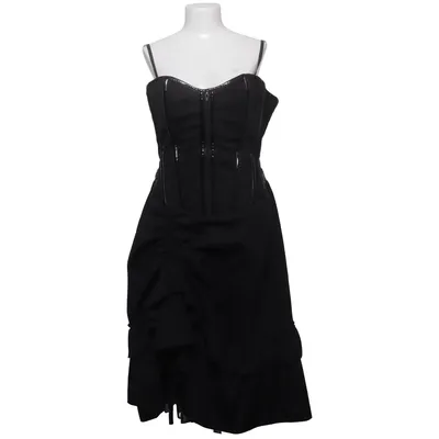Jurk (Zwart) van Poizen Industries Katoen, Polyester