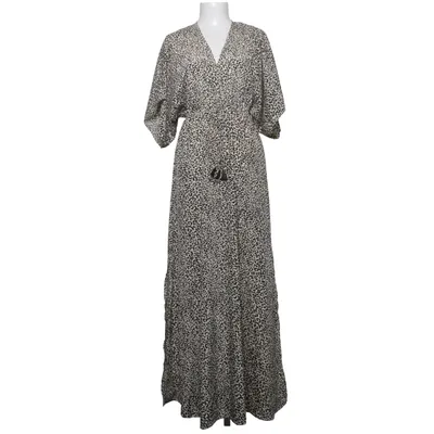 Maxikjole (Beige, Sort) fra Trilce Polyester