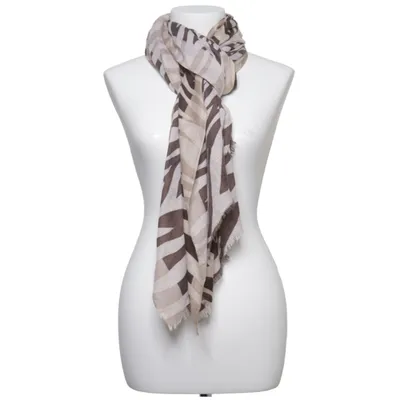 Écharpe (Beige, Marron) de Verde Polyester