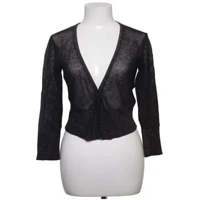 Cardigan (Sort, Sølv) fra Cream Bomuld, Metallfiber, Viscose