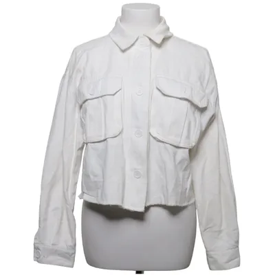 Denim jacket (White) from Line of Oslo Cotton