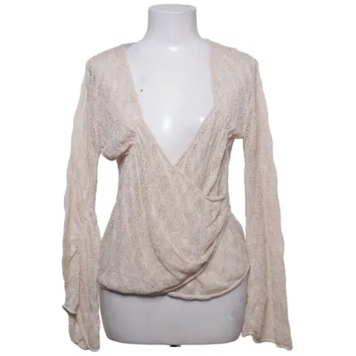 Wrap blouse (Beige) from SAND Cotton, Linen, Viscose