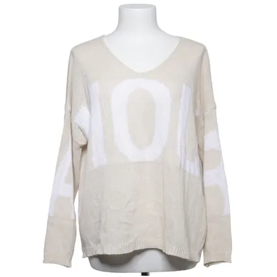Sweater (Beige, White) from Catalea Cotton