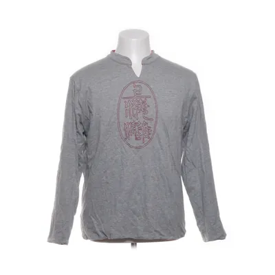 Long sleeve T-shirt (Gray, Red) from Shanghai Tang Cotton