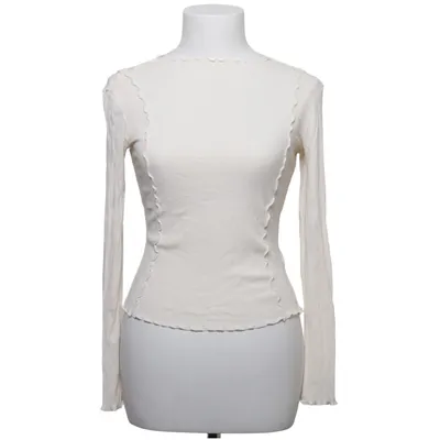 Långärmad t-shirt (Beige) från & Other Stories Elastan, Viskos