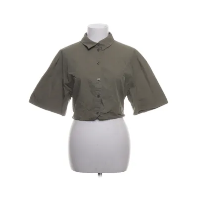 Chemise à manches courtes (Vert) de Topshop Coton, Nylon