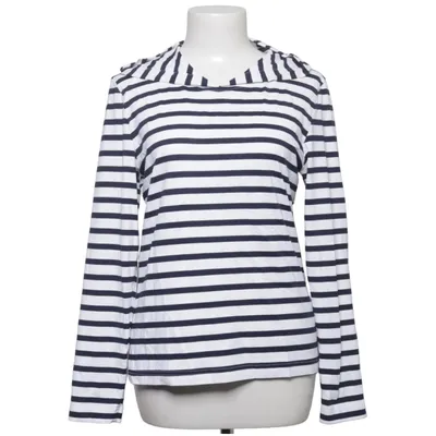 T-shirt à manches longues (Bleu, Blanc) de Helena Hart Élasthane, Polyamide