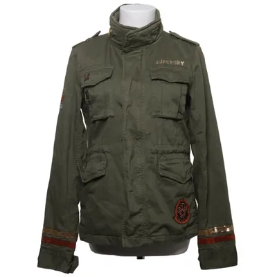 Safarijacka (Grön, Flerfärgad) från Superdry Bomull, Polyester