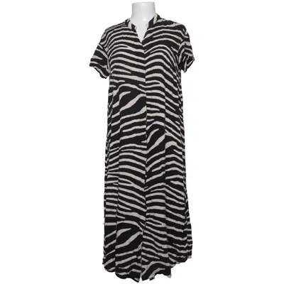 Jurk (Zwart, Beige) van H&M Viscose