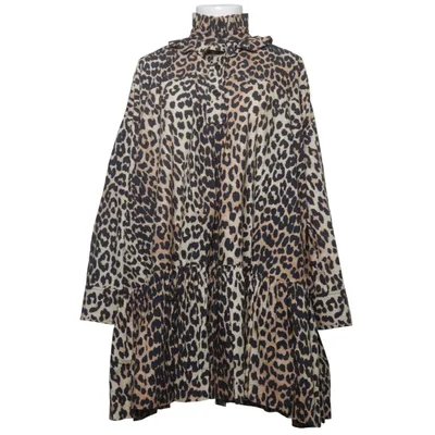 Kleid (Braun, Schwarz) von Ganni Bio-Baumwolle