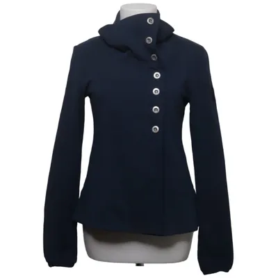 Strickjacke (Blau) von House of Lola Baumwolle, Elasthan