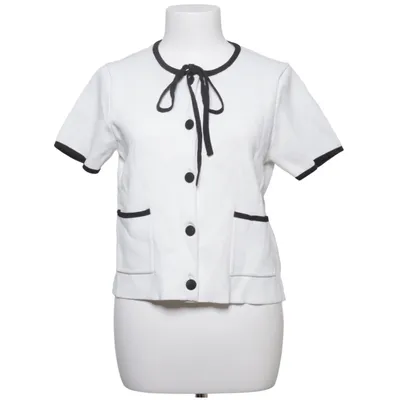 Cardigan (Wit, Zwart) van Zara Polyamide, Viscose