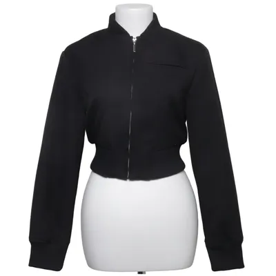 Blouson (Noir) de H&M Polyester, Viscose