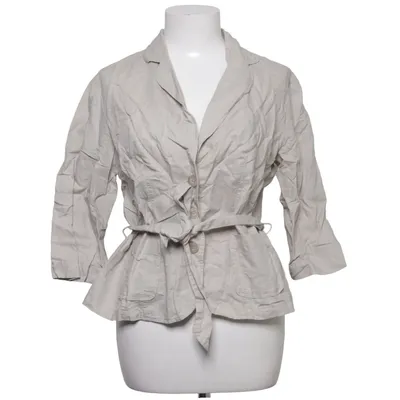 Wrap cardigan (Beige) from Biaggini Cotton, Linen