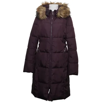Winter coat (Purple) from DKNY Acrylic, Elastane, Faux fur, Polyester
