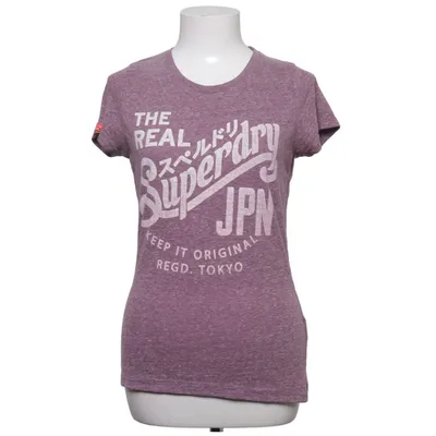 T-shirt (Lila) från Superdry Vintage Bomull, Polyester, Viskos