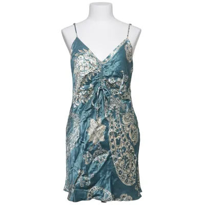 Kjole (Blå, Hvid) fra Zara Viscose
