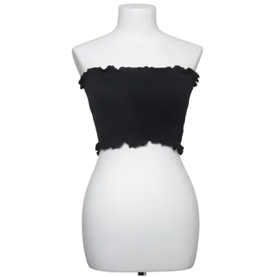 Tube top (Zwart) van Glamorous Katoen, Elastaan