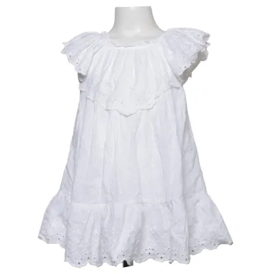 Dress (White) from Zara Cotton