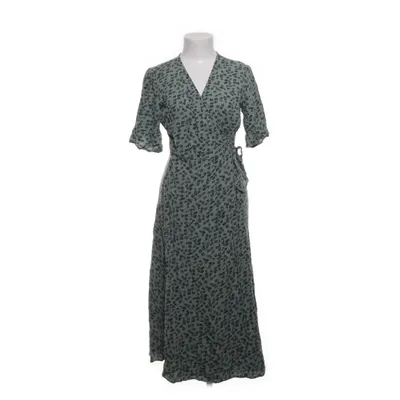 Omlottklänning (Grön, Svart) från Happy Holly Viskos