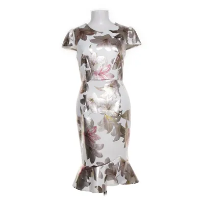 Dress (White, Multicolored) from Enfocus Studio Polyester