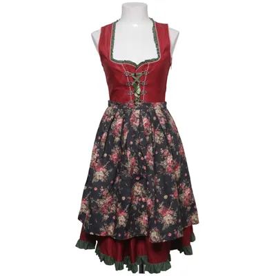 Dirndl (Rood, Zwart, Groen) van Dirndline Katoen, Elastaan, Polyester