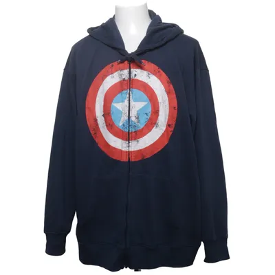 Hoodie (Blue, Multicolored) from Marvel Comics Cotton, Polyester
