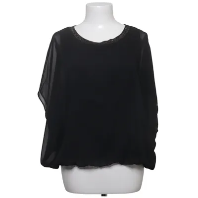Top (Zwart) van 123 Paris Katoen, Lyocell, Metallvezel, Polyamide, Polyester