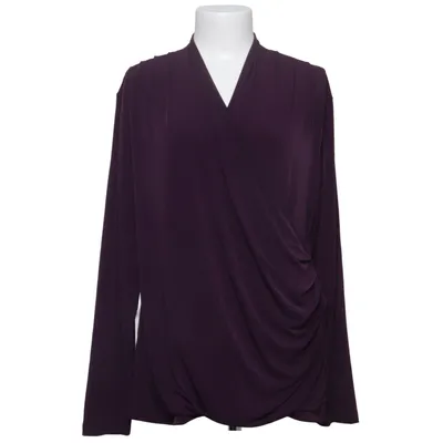 Blouse portefeuille (Violet) de Wico Élasthane, Polyester