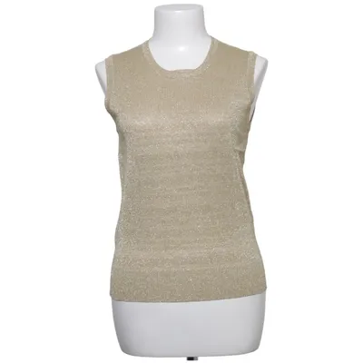 Tank­top (Gold) von Mari Philippe Metallfaser, Viskose