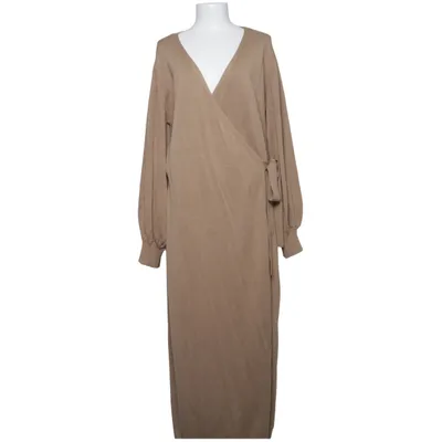 Robe portefeuille (Marron) de Ellos Coton, Viscose