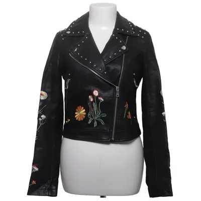 Veste de motard (Noir, Multicolore) de Atmosphere Coton, Polyester, Polyuréthane, Viscose
