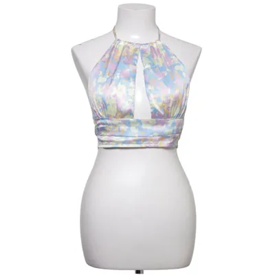 Haut dos-nu (Bleu, Multicolore) de Double Crazy