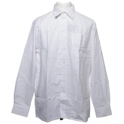 Chemise (Blanc) de Oxford Coton, Polyester