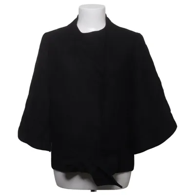 Cape (Black) from Lux Polyester, Viscose, Wool