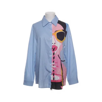 Shirt (Blue, Multicolored) from Noracora Polyester