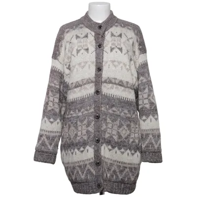 Cardigan (Gris, Blanc) de Gira Puccino Acrylique, Mohair, Nylon, Polyester, Laine